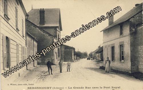 Carte postales anciennes Bergnicourt