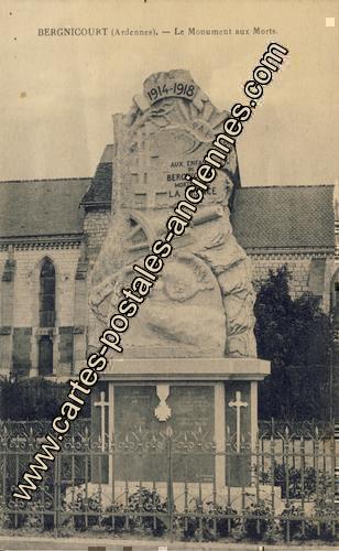 Carte postales anciennes Bergnicourt