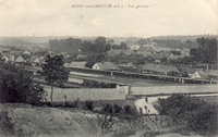 Carte postale Aunay sous crecy
