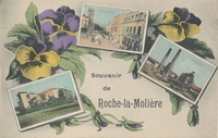 Carte postale Roche la moliere