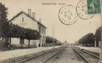 Carte postale Magnac bourg