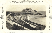Carte postale Mont-Orgueil - Angleterre