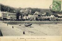 Carte postale Port-de-St-Aubin - Angleterre