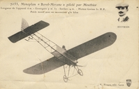 Carte postale Monoplan-Borel-Moran - Aviation