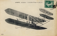 Carte postale Wrigt - Aviation