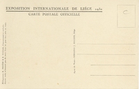 Carte postale Arriere-Liege-exposi - Belgique