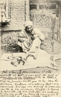 Carte postale Charmeur-de-Serpents - Egypte