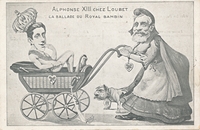 Carte postale Alphonse-XIII - Fantaisie