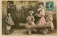 Carte postale Bonne-et-Heureuse-An - Fantaisie