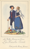 Carte postale Costume-de-Franche-C - Fantaisie