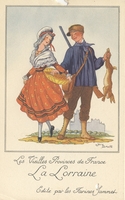 Carte postale Costume-de-Lorraine - Fantaisie