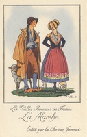 Carte postale Costume-de-la-Marche - Fantaisie