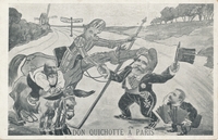 Carte postale Don-Quichotte - Fantaisie