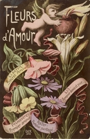 Carte postale Fleurs-d-Amour - Fantaisie