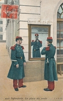Carte postale Infanterie - Fantaisie