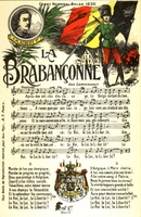 Carte postale La-Brabanconne - Musique