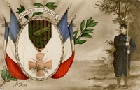 Carte postale Honneur-aux-Braves - Patriotisme