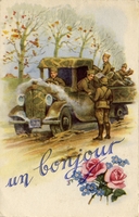 Carte postale Un-Bonjour - Patriotisme