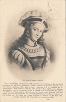 Carte postale Ste-Jeanne-d-Arc - Personnage