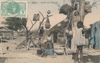 Carte postale Un-Village - Senegal