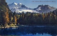 Carte postale Blausee - Suisse