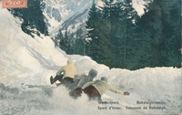 Carte postale Bobsleighrennen - Suisse