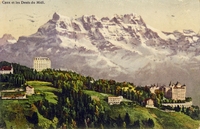 Carte postale Caux - Suisse