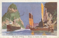 Carte postale Baie-d-Along - Viet-Nam