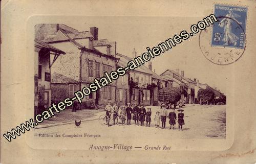 Carte postales anciennes Amagne