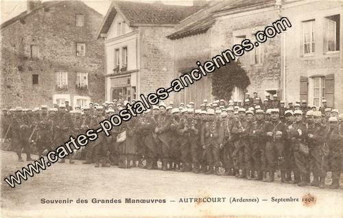 Carte postales anciennes Autrecourt et pourron