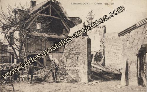 Carte postales anciennes Bergnicourt