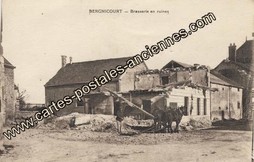 Carte postales anciennes Bergnicourt