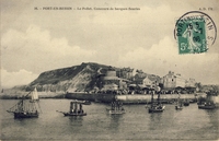 Carte postale Port en bessin huppain