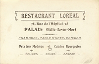 Carte postale Le palais