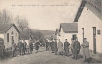 Carte postale Sathonay camp