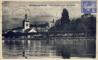 Carte postale Evian les bains