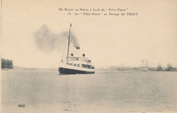 Carte postale Le trait