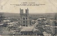 Carte postale Mantes la ville