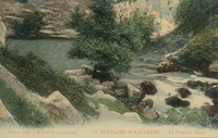 Carte postale Fontaine de vaucluse