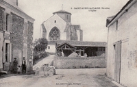 Carte postale Saint aubin la plaine