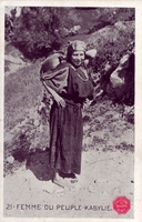 Carte postale Femme-de-Kabylie - Algérie
