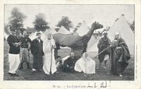 Carte postale La-Caravane - algérie