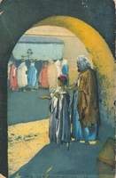 Carte postale Mendiant-Aveugle - algérie