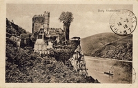 Carte postale Burg-Rheinstein - Allemagne
