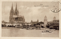 Carte postale Coln - Allemagne