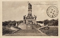 Carte postale Denkmal-Niederwald - Allemagne