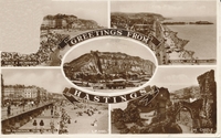 Carte postale Hastings - Angleterre