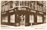 Carte postale Maison-Prunier - Angleterre