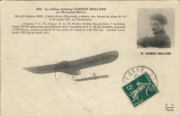 Carte postale Aviateur-Garros - Aviation