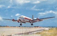 Carte postale Quadrimoteur-Douglas - Aviation